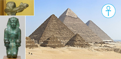 Great Pyramid of Giza Khufu Debunked Ancient Egypt Pharaoh King Necropolis Ankh Symbol 3