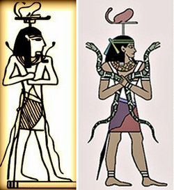 Ancient Egyptian God of Magic and Medicine Heka Egypt