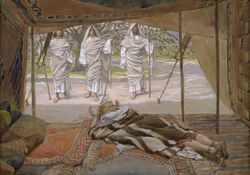 Abraham and the Three Angels by James Tissot Jewish Museum New York