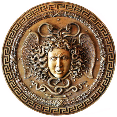 Aegis Shield of Athena wih Head of a Gorgon